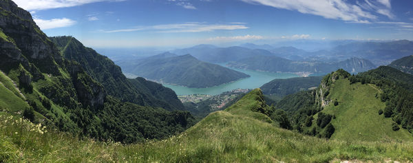 Il lago Ceresio vsto dalla Cima della Crocetta