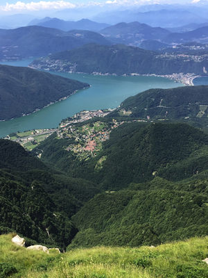 Rovio visto dal Monte Generoso